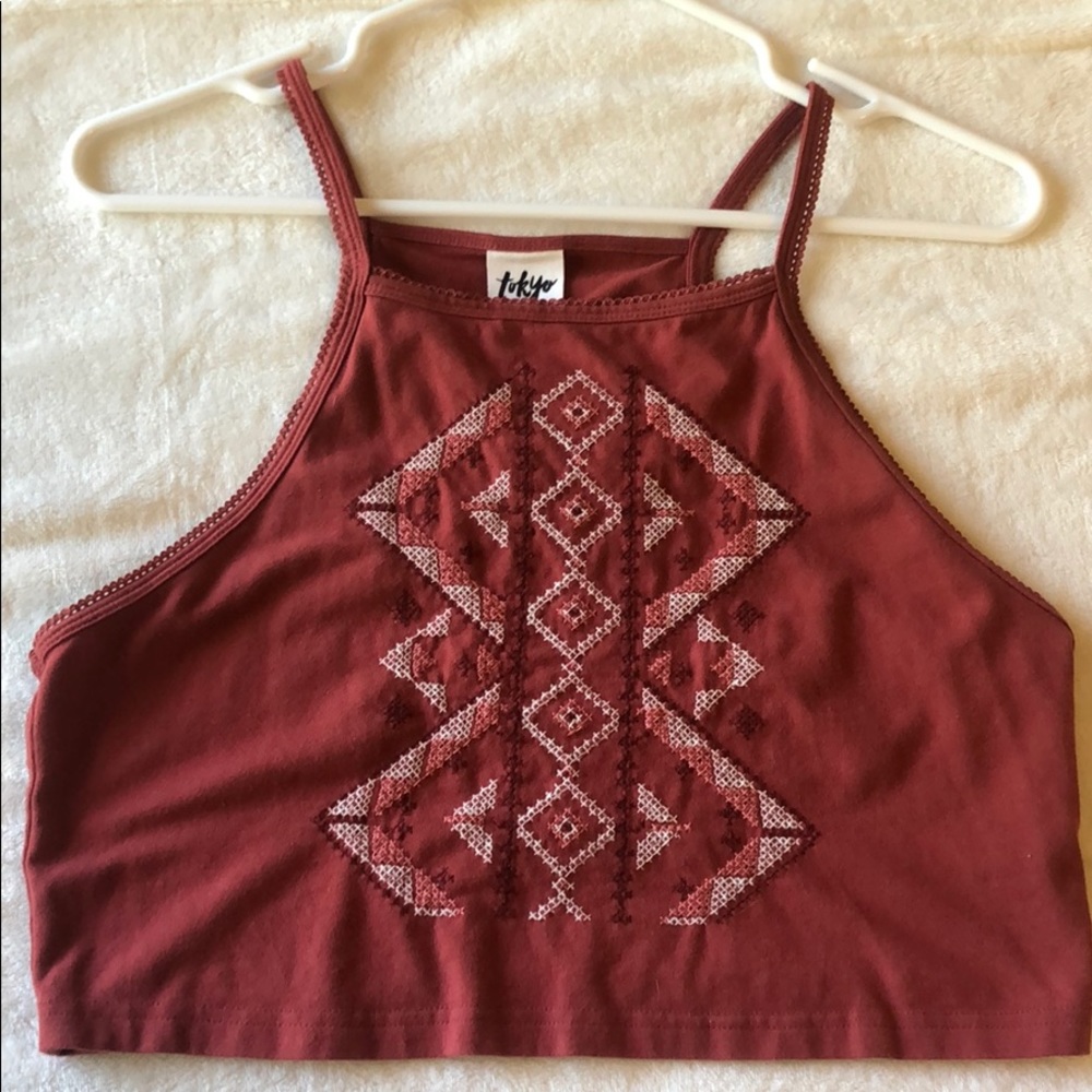Halter BOHO Crop
